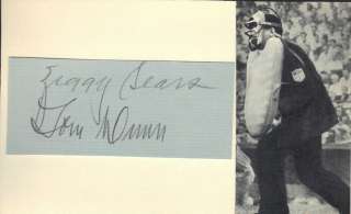Ziggy  and Tom Dunn Umpires signed autographed Mounted Cut JSA 