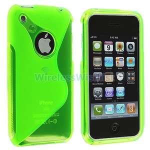   Line Rubber Skin Case Cover Accessory for Apple iPhone 3G S 3GS  