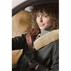   Sheepskin Car Seat Cover/Drivers, GOBI TAN, Size 1 SIZE Automotive