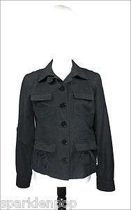 ELLIOTT LAUREN Linen Button Jacket  4  NWT Ret. $248  