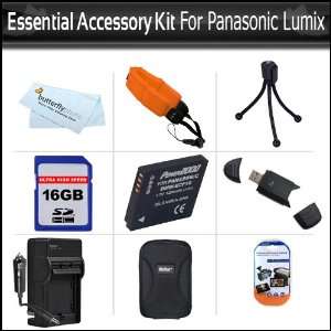  16GB Accessory Bundle Kit For Panasonic Lumix DMC TS2 14.1 MP 
