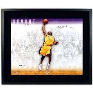  Kobe Bryant Signed 16x20 Lakers Framed UDA Sports 