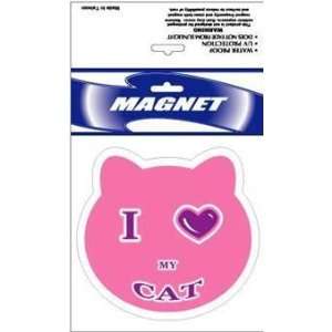  I LOVE MY CAT CAR MAGNETS  1 Pack   12 Pcs. Automotive