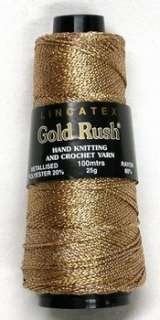 Lincatex Yarn Gold Rush Metallic Available in 19 Colors  