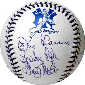  Autographed Joe DiMaggio Commemorative Baseball with 9 