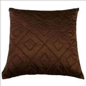  Pillow Rizzy Home T 2761B Brown Diamond Decorative Pillow 