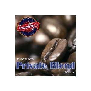 Private Blend K Cups  Timothys  24 K Grocery & Gourmet Food