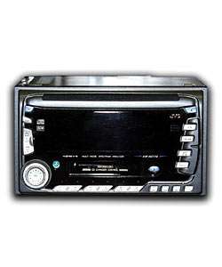 JVC KWXC770 Double DIN AM/FM Tape CD Stereo (Refurbished)   
