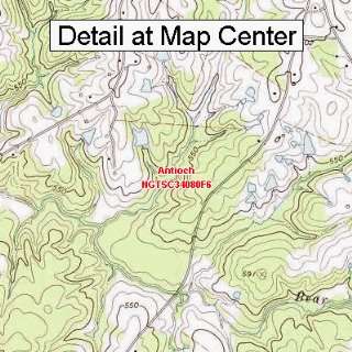  USGS Topographic Quadrangle Map   Antioch, South Carolina 