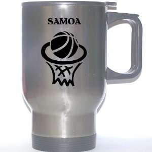    Samoan Basketball Stainless Steel Mug   Samoa 