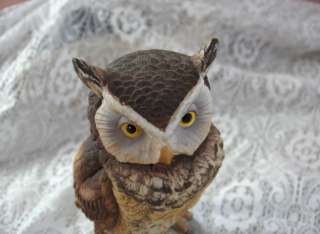 Vintage ANDREA By Sadek Made In Japan Figurine Horned Owl 9339  