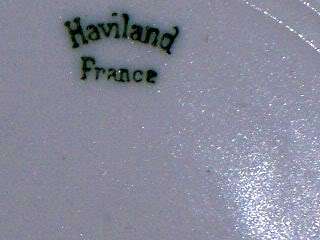Antique Haviland Limoges France 6 Hand Painted Floral Plate Gold Trim 