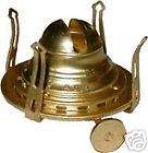 QUEEN ANNE OIL LAMP PART BRASS BURNER AND WICK B9520