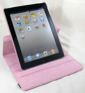 Apple iPad 2 Magnetic Smart Cover Leather Case Rotating Stand   Baby 