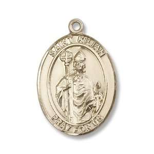 St. Kilian Patron Saints Gold Filled St. Kilian Pendant Stainless Gold 