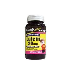 Mason natural lutein 20mg antioxidant capsules, extra strength   30 ea