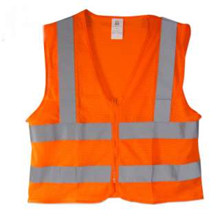 XX Large Orange Mesh ANSI Approved Safety Vest  