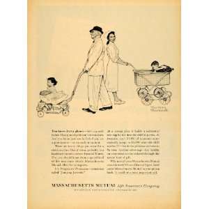   Mutual Life Insurance Company   Original Print Ad