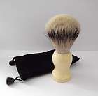 Silvertip badger hair shaving brush faux ivory resin handle