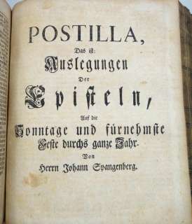 1776 antique GERMAN BIBLE martini molleri LEATHER  