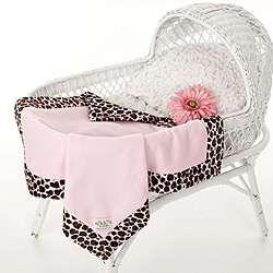 Pink Leopard Luxury Baby Blanket  