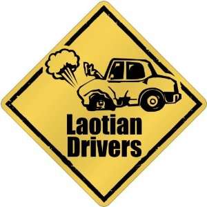   New  Laotian Drivers / Sign  Laos Crossing Country
