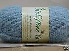 100% Wool Holly Bee Baby Blue Soft Yarn~50 GM Ball