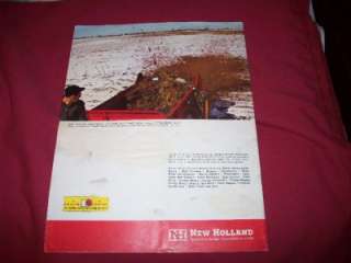1967 New Holland 510 516 675 677 Manure Spreader Brochure  
