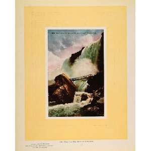  1913 Print Cave of the Winds Rock of Ages Niagara Falls 