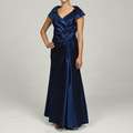 Kara Womens Mock 2 piece Sequined Chiffon Dress  