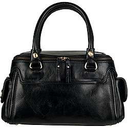Made in Italy Cristian Leather Black Bag  