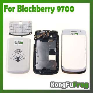   Housing Cover Case + Keypad For BlackBerry Bold 9700 OEM White  