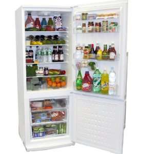   Frost Free Upright Refrigerator/Freezer   White Finish Appliances