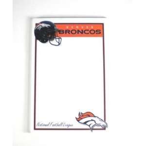  Denver Broncos 5x8 Notepad   50 Sheets
