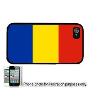   Romanian Flag Apple iPhone 4 4S Case Cover Black 