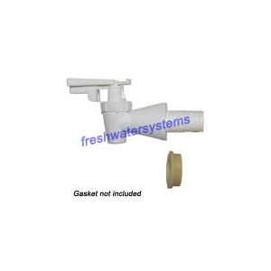  Water Cooler Faucet   Belled Male End, WHITE lever 033552 