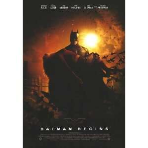 Batman Begins 27 X 40 Original Theatrical Movie Poster