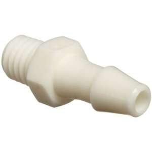 Value Plastics X230 1 White Nylon Tube Fitting, 200 Series Barbed 