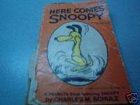 Vintage 1958 Here Comes Snoopy   by Charles M Schulz  