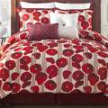 Poppy Reversible 6 piece TwinXL size Comforter Set 