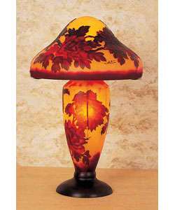Cameo Glass Reproduction Galle Lamp  