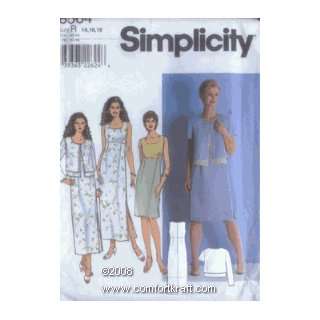 MissesÆ Dress and Jacket, Simplicity 8564 Simplicity Pattern Co Inc 