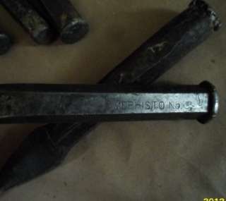   millers falls METAL Stamping LETTERS & Numbers CHISELS & VISE  