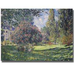 Claude Monet The Parc Monceau Canvas Art  