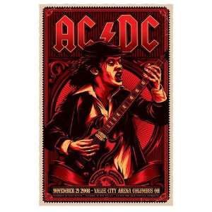  AC/DC 2008 Concert Poster 