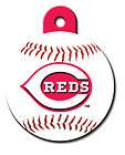 MLB Engraved Cincinnati Reds Pet ID Tag fast ssh