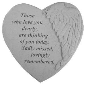  Garden Memorial Those who love you dearly Winged Heart 