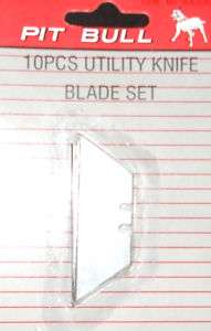 Pit Bull 10 PCS Utility Knife Blade Set  