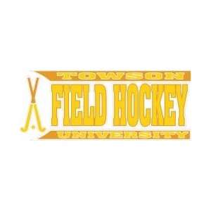  DECAL B   TOWSON FIELD HOCKEY BAR   8.3 x 3.3 Sports 