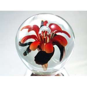  Murano Design Glass Art Bubble Flower Series Paperweight PW 253 